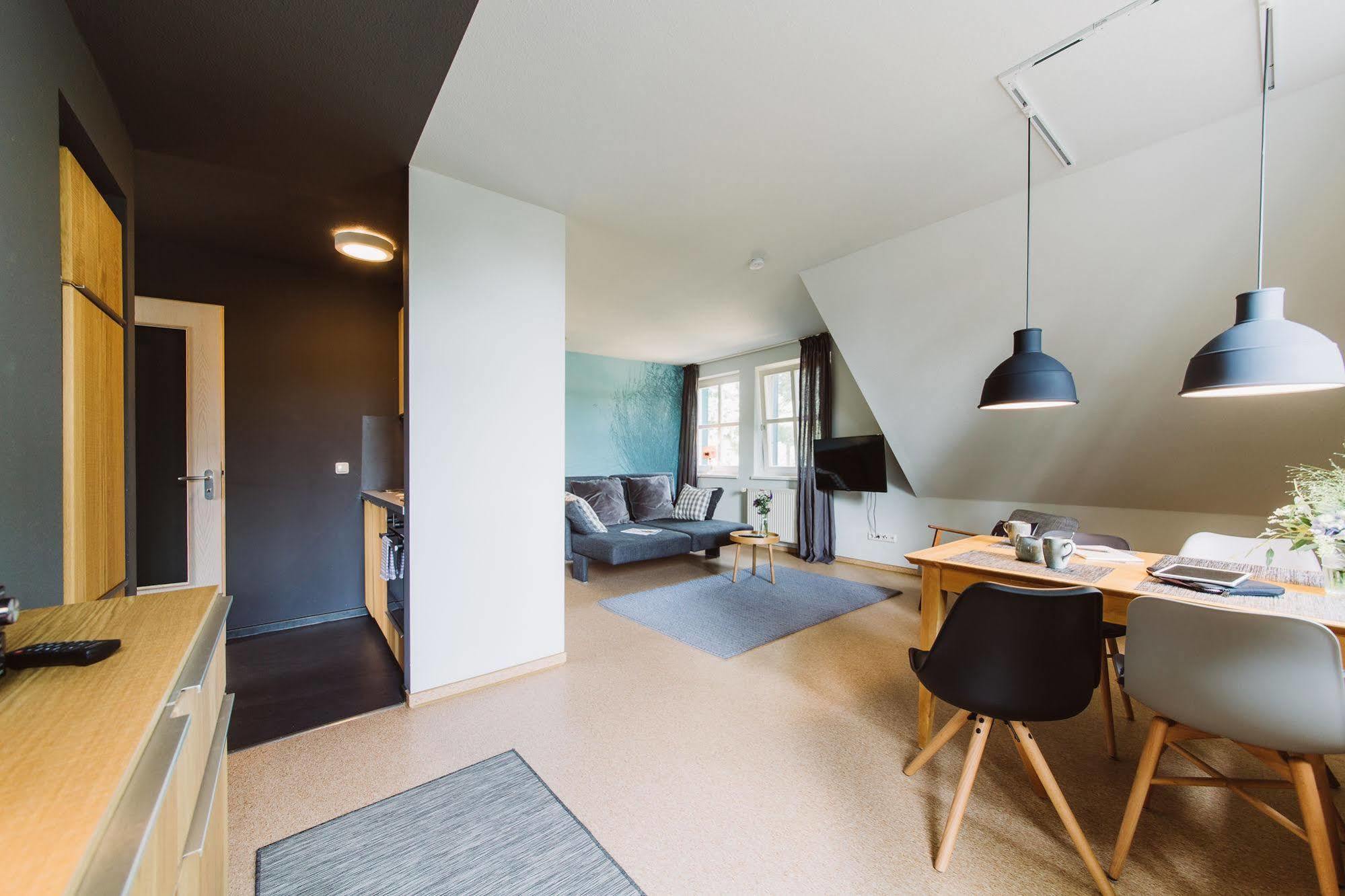 Apartamento Haus Am Schilf Wieck Exterior foto